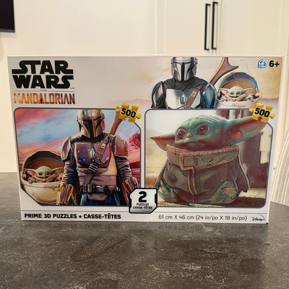 Star Wars Mandalorian Prime 3D Puzzle Set - Black, Blue, Green